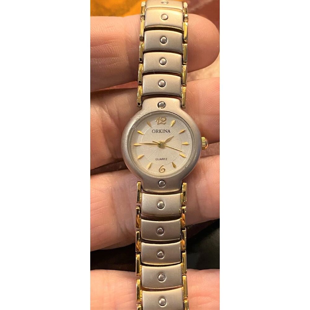 VTG Women's 32mm Orkina Two Tone Quartz Watch